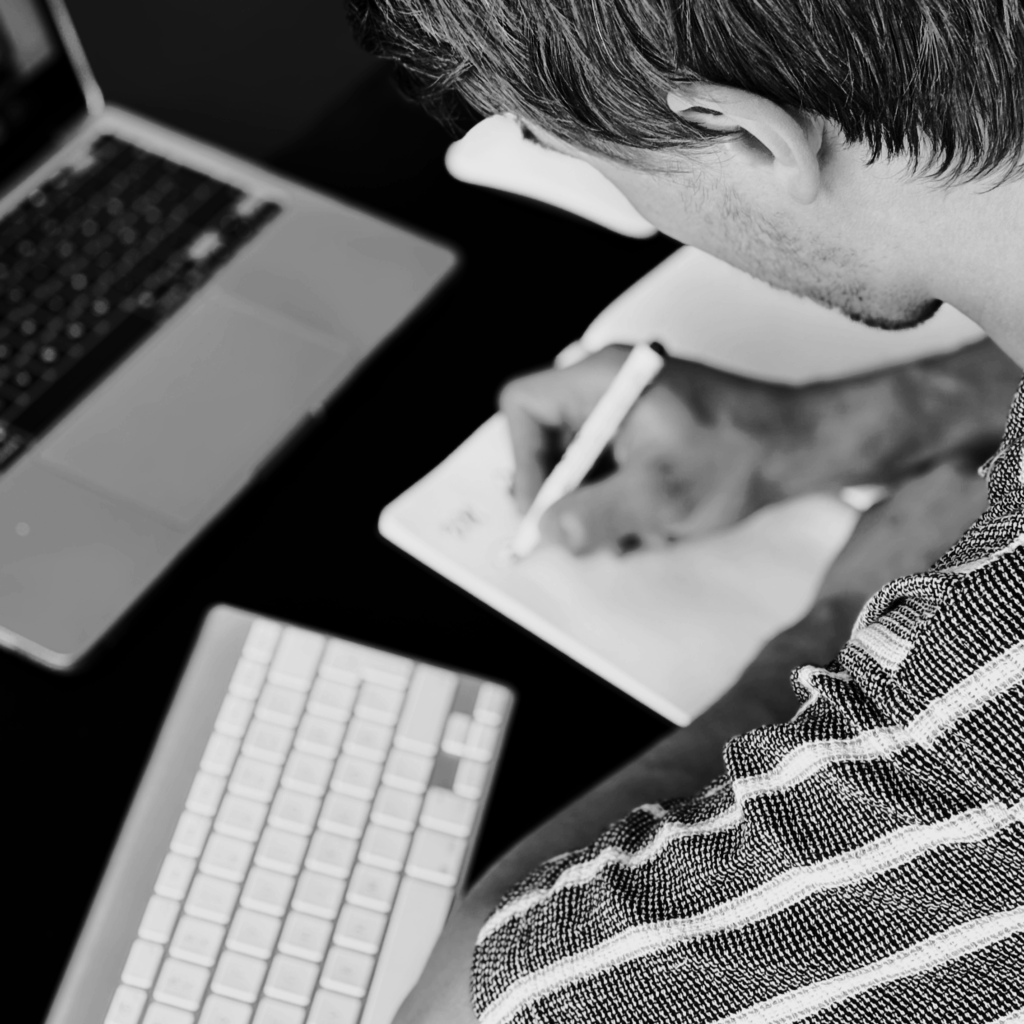 We work with everything from logos to complete brand identities. The process starts with a meeting and some notes and develops together with the customer